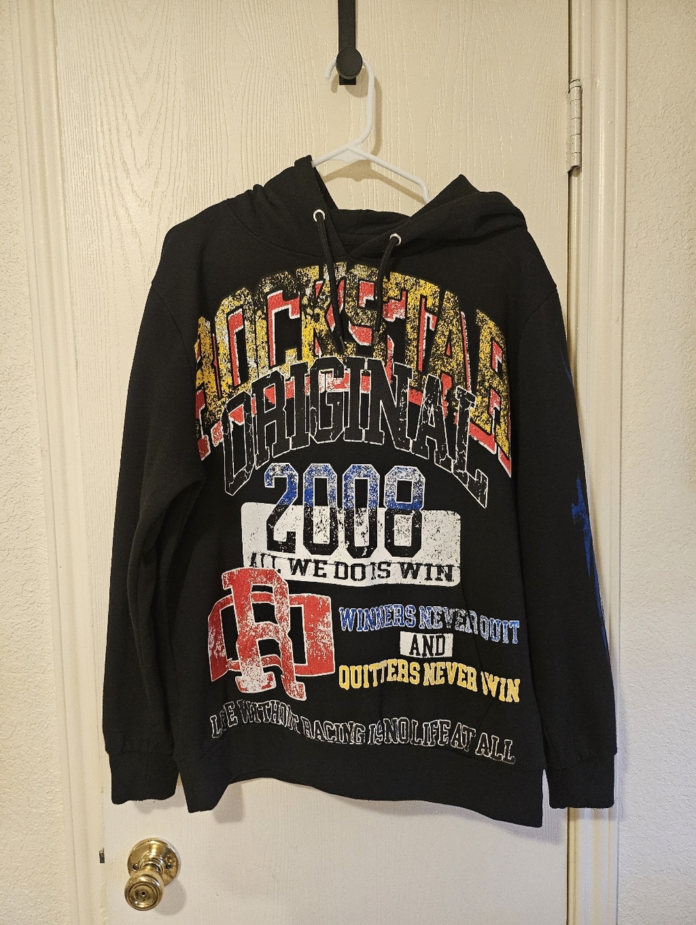 Men's Medium Rockstar Original Racing Graphic Hoodie
